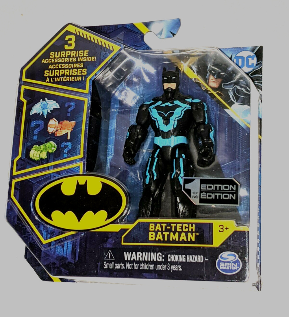 DC 1st Edition Bat-Tech Batman Caped Crusader 3.5"